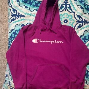Champion Fuchsia Athletic Hoodie